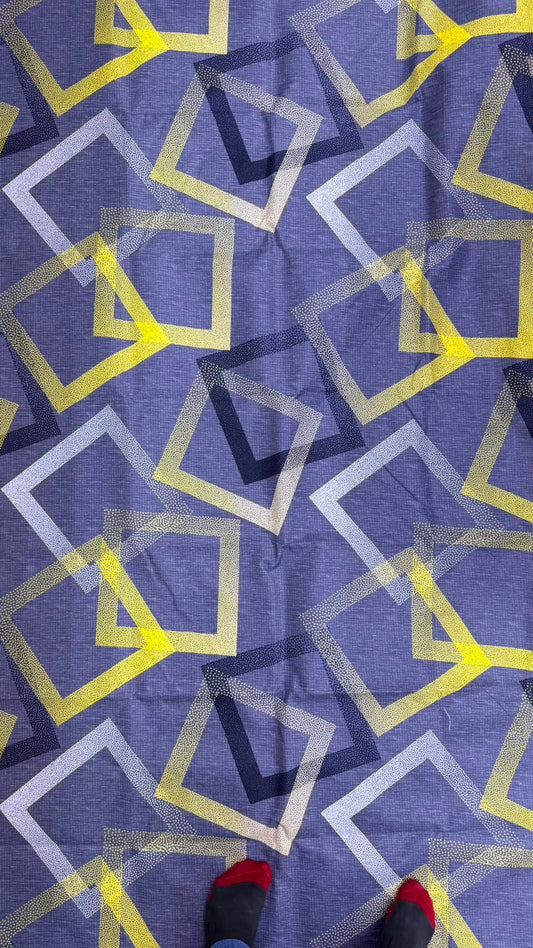 Abstract Geometric Printed Bedsheet
